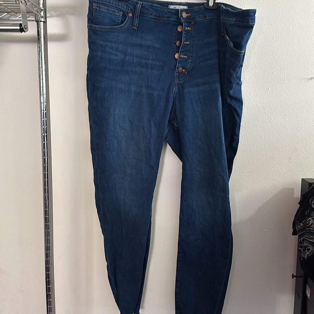 Madewell mid-rise skinny jeans 36 - Picture 2 of 7